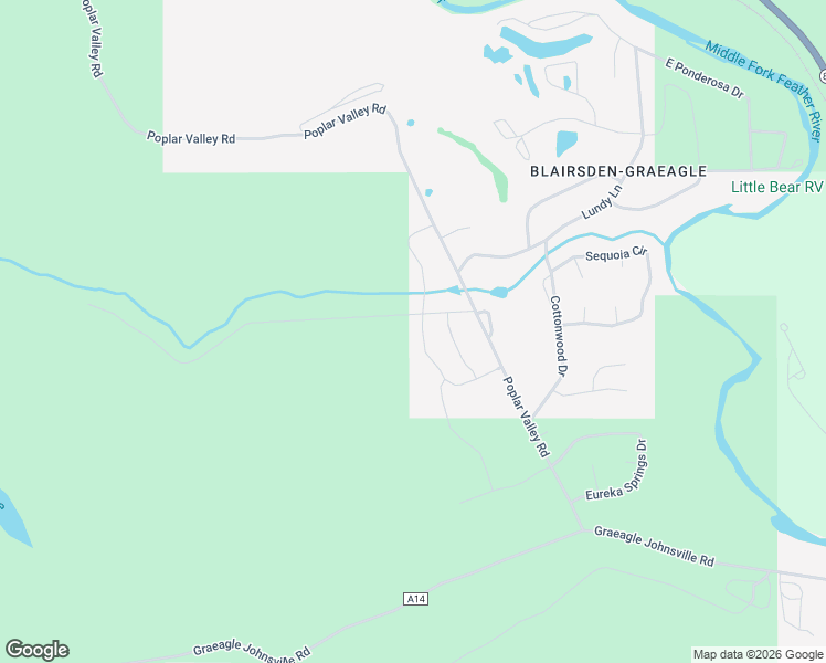 map of restaurants, bars, coffee shops, grocery stores, and more near 27 Evergreen Circle in Blairsden