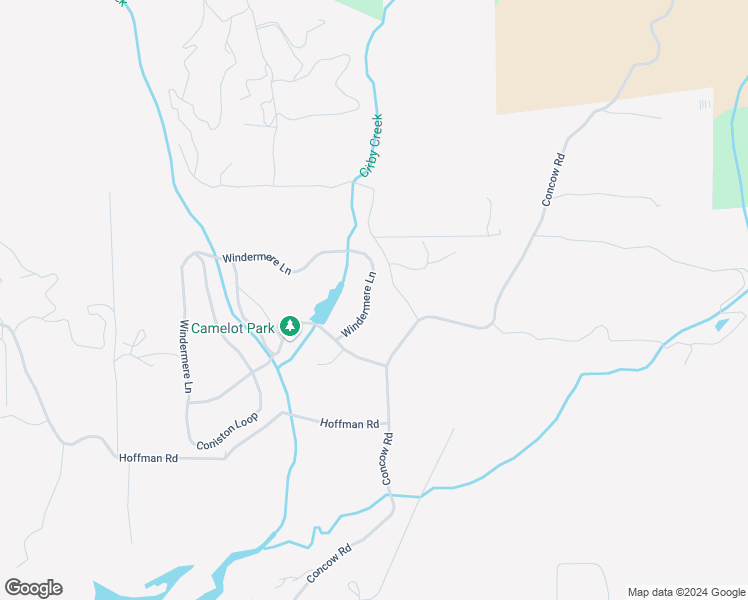 map of restaurants, bars, coffee shops, grocery stores, and more near Windermere Lane in Concow