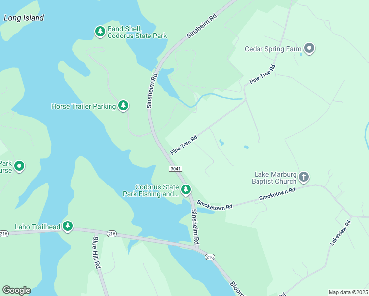 map of restaurants, bars, coffee shops, grocery stores, and more near 3200 Pine Tree Road in Spring Grove