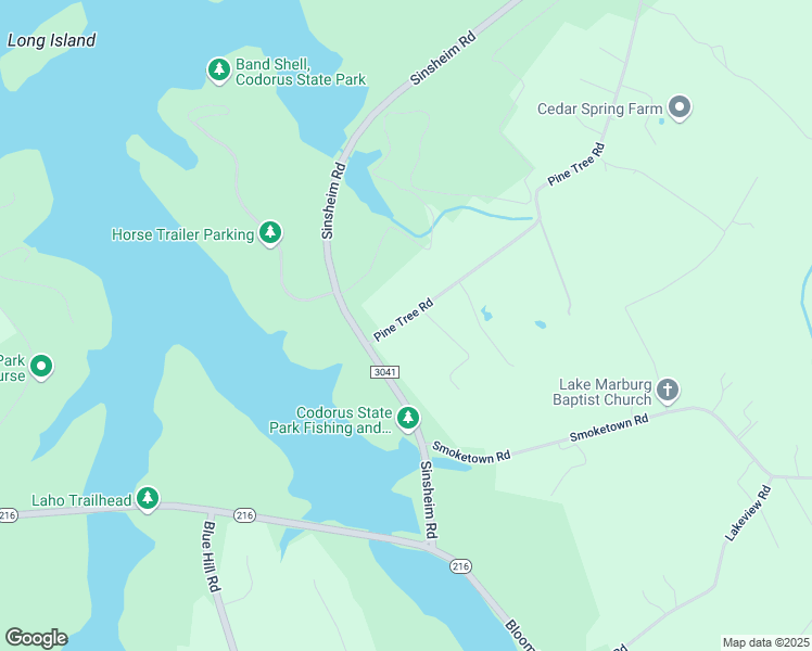 map of restaurants, bars, coffee shops, grocery stores, and more near 3200 Pine Tree Road in Spring Grove