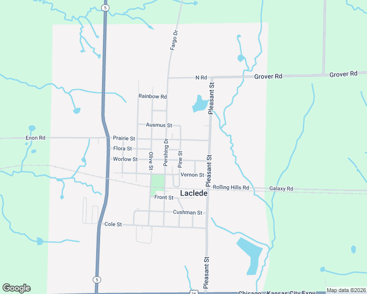 map of restaurants, bars, coffee shops, grocery stores, and more near 701-799 Prairie Street in Laclede