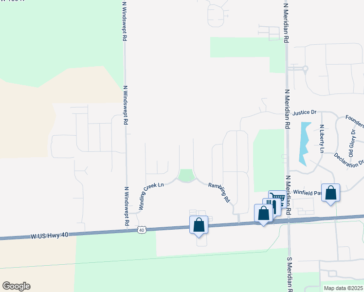 map of restaurants, bars, coffee shops, grocery stores, and more near 285 Schoolhouse Drive in Greenfield