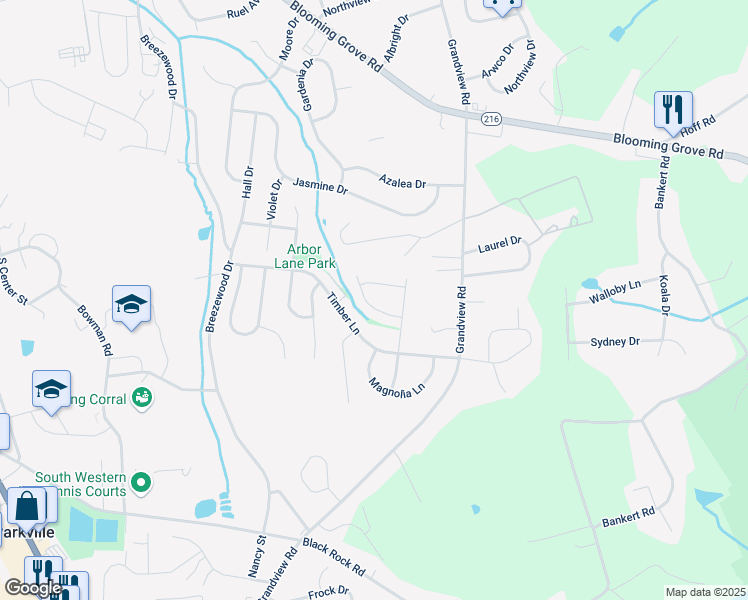 map of restaurants, bars, coffee shops, grocery stores, and more near 13 Mimosa Drive in Hanover