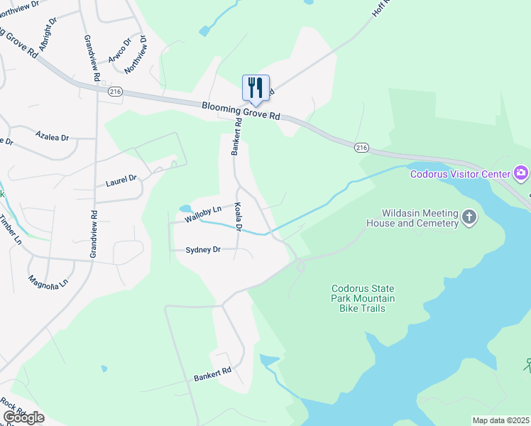map of restaurants, bars, coffee shops, grocery stores, and more near 613 Bankert Road in Hanover