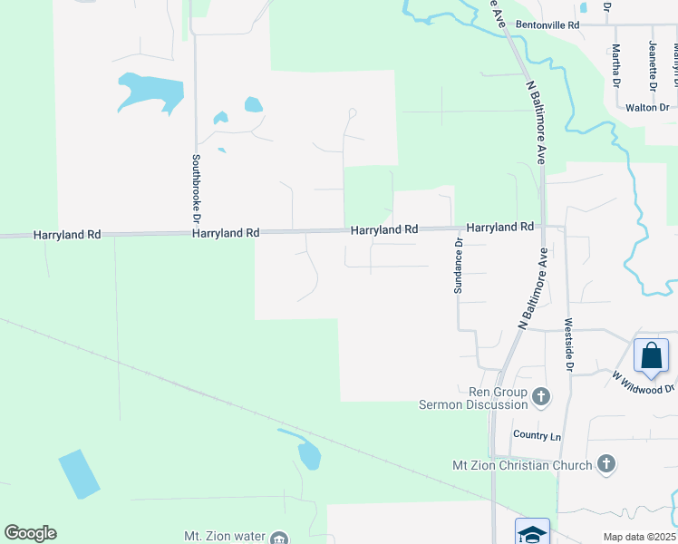map of restaurants, bars, coffee shops, grocery stores, and more near 1621 Hunter's View Drive in Mount Zion