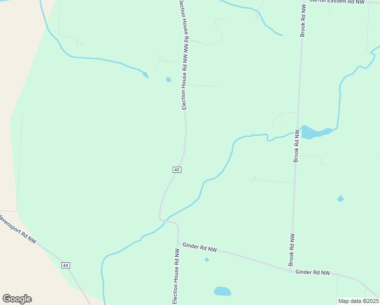 map of restaurants, bars, coffee shops, grocery stores, and more near 4315 Election House Road Northwest in Lancaster