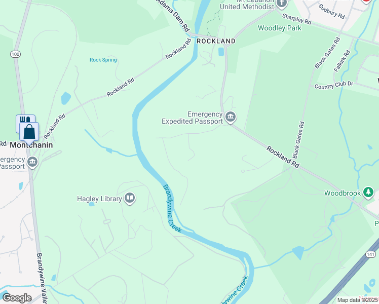 map of restaurants, bars, coffee shops, grocery stores, and more near in New Castle County