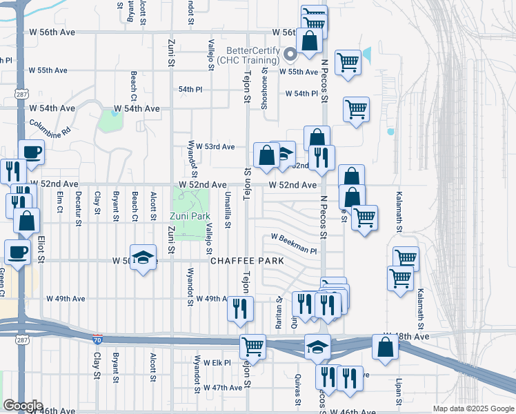 map of restaurants, bars, coffee shops, grocery stores, and more near in Berkley