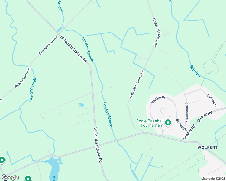 map of restaurants, bars, coffee shops, grocery stores, and more near 152 West Tomlin Station Road in East Greenwich Township