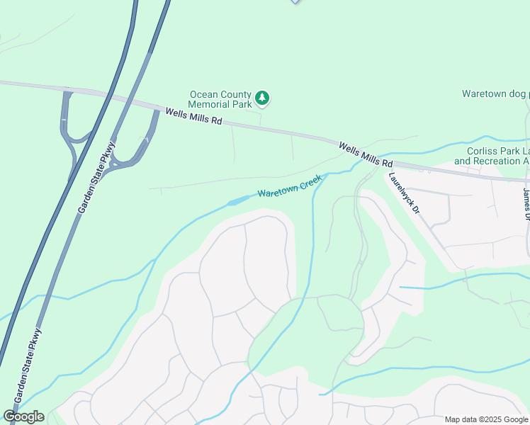 map of restaurants, bars, coffee shops, grocery stores, and more near 58 Spring Lake Boulevard in Ocean Township