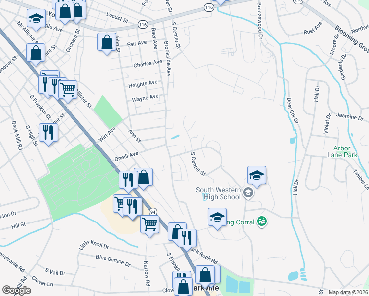 map of restaurants, bars, coffee shops, grocery stores, and more near 60 Bowman Rd in Hanover