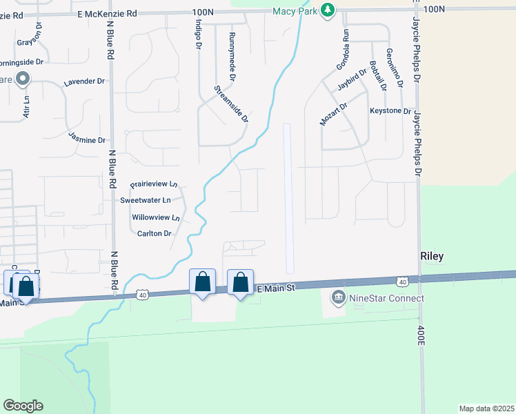 map of restaurants, bars, coffee shops, grocery stores, and more near 440 Bourneside Dr in Greenfield