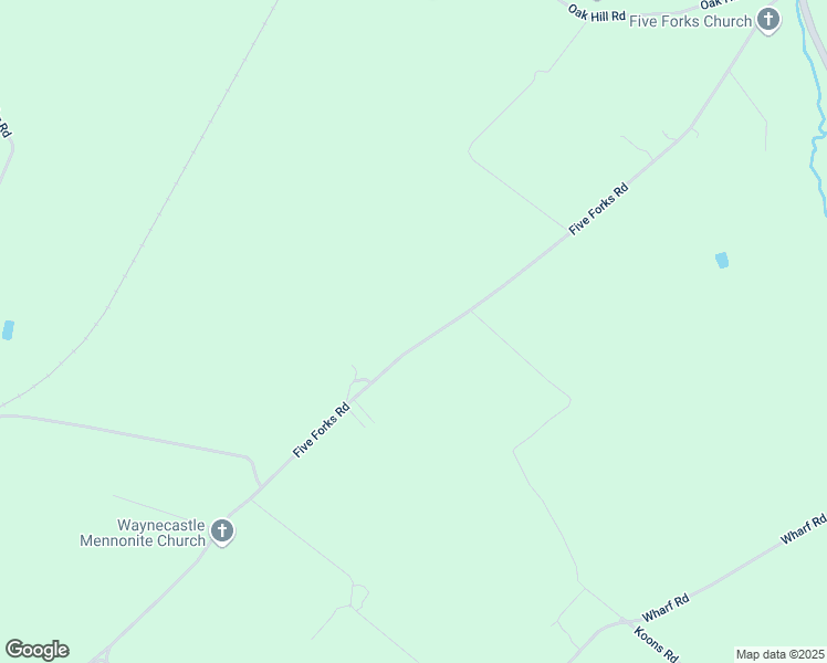 map of restaurants, bars, coffee shops, grocery stores, and more near 10227 Five Forks Road in Waynesboro
