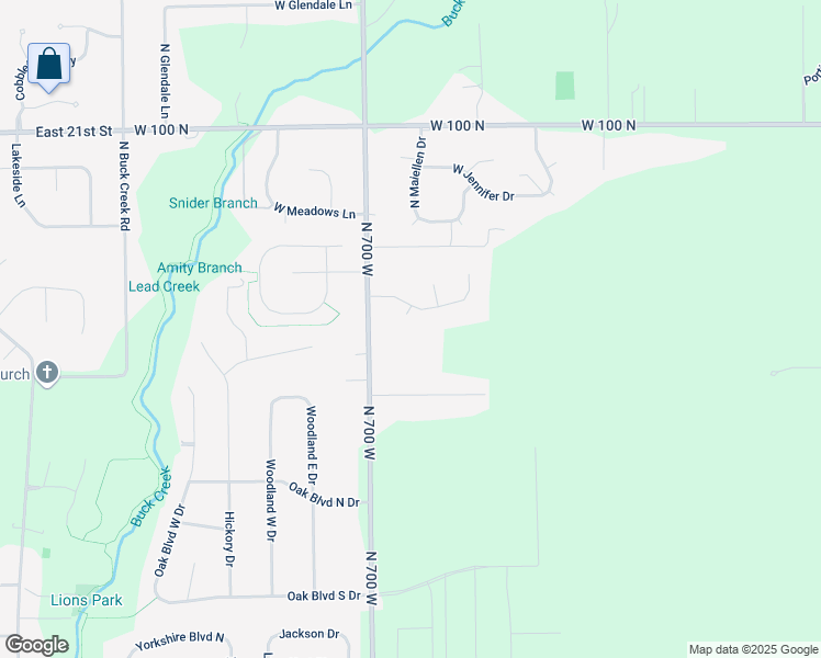 map of restaurants, bars, coffee shops, grocery stores, and more near 807 Birch Court in Greenfield
