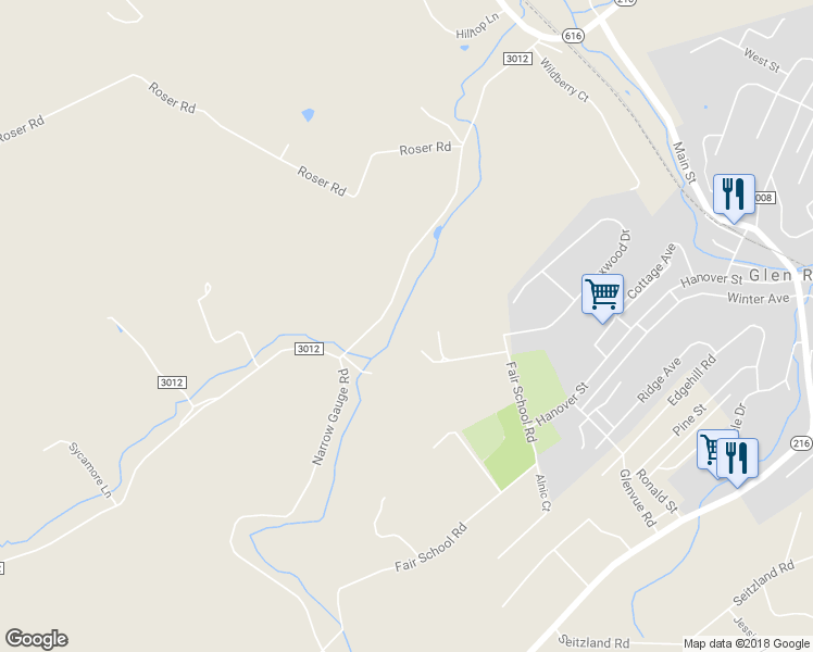 map of restaurants, bars, coffee shops, grocery stores, and more near 3 Highstone Lane in Glen Rock
