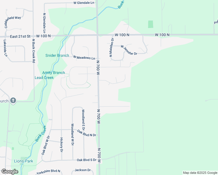 map of restaurants, bars, coffee shops, grocery stores, and more near 807 Birch Court in Greenfield