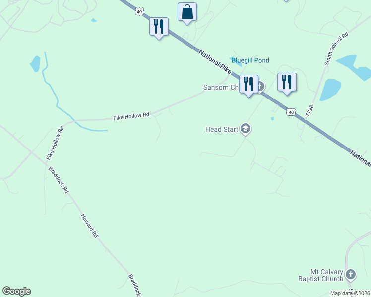 map of restaurants, bars, coffee shops, grocery stores, and more near 358 Shaffer Lane in Farmington