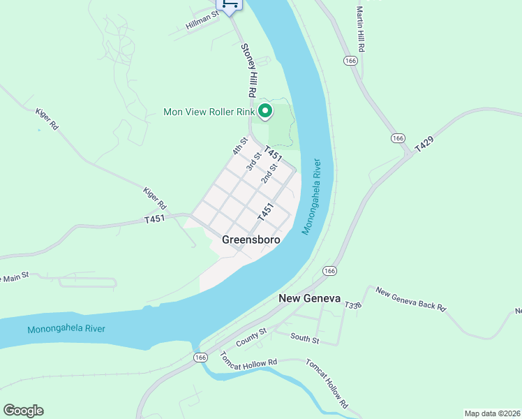 map of restaurants, bars, coffee shops, grocery stores, and more near 223 Front Street in Greensboro