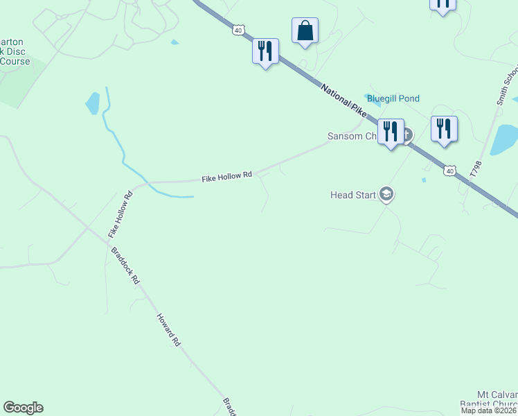 map of restaurants, bars, coffee shops, grocery stores, and more near 358 Shaffer Lane in Farmington