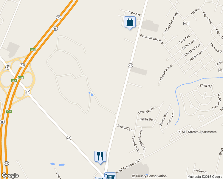 map of restaurants, bars, coffee shops, grocery stores, and more near 1750 Hurffville Rd in Sewell