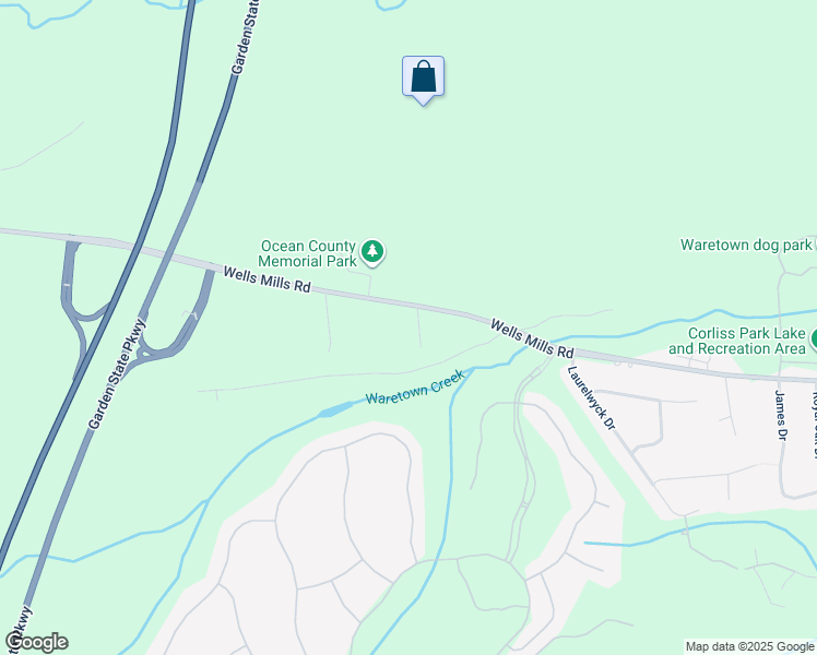 map of restaurants, bars, coffee shops, grocery stores, and more near 273 Wells Mills Road in Ocean Township