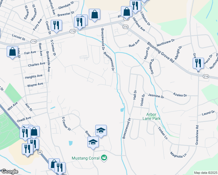 map of restaurants, bars, coffee shops, grocery stores, and more near 2 Scenic Dr in Hanover