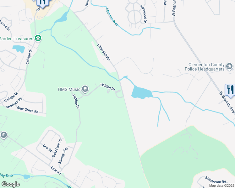 map of restaurants, bars, coffee shops, grocery stores, and more near 2 Wayne Court in Gloucester Township