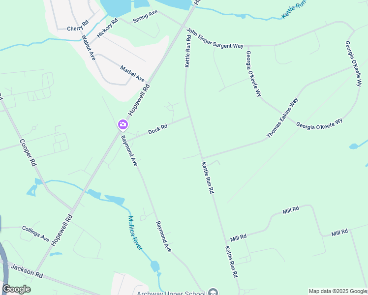 map of restaurants, bars, coffee shops, grocery stores, and more near 729 Kettle Run Road in Evesham