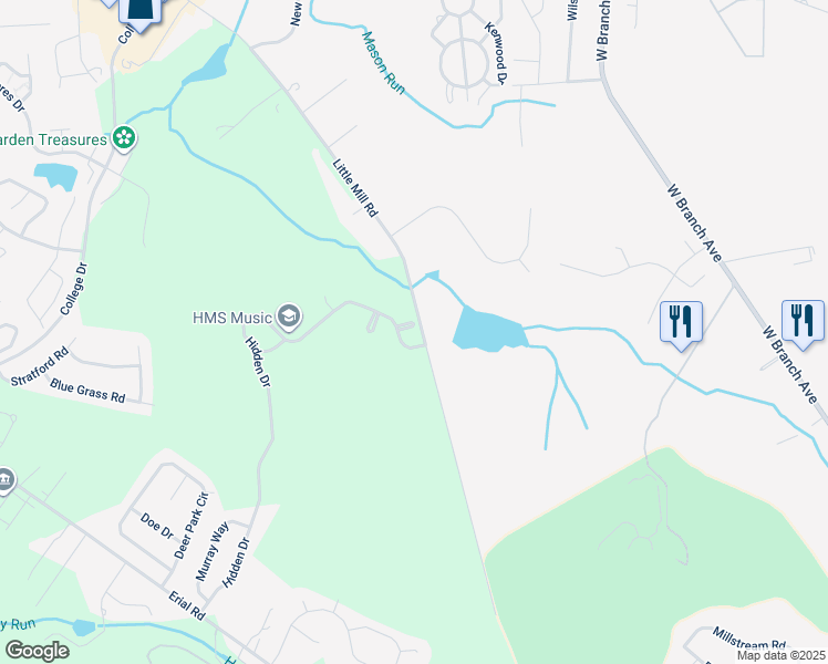 map of restaurants, bars, coffee shops, grocery stores, and more near 10 Wayne Court in Gloucester Township