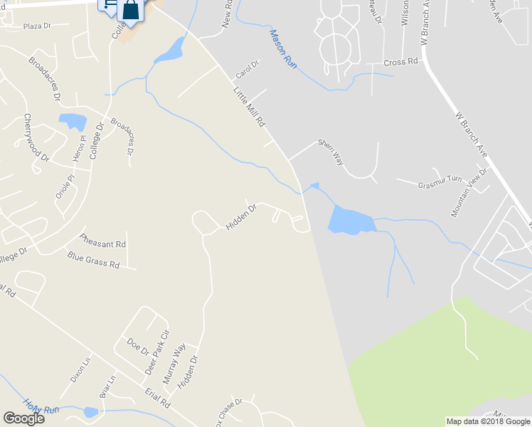 map of restaurants, bars, coffee shops, grocery stores, and more near 304 Hidden Drive in Gloucester Township
