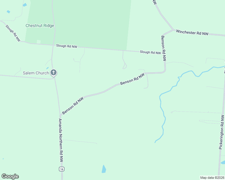 map of restaurants, bars, coffee shops, grocery stores, and more near 8325 Benson Road Northwest in Carroll