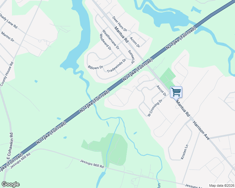map of restaurants, bars, coffee shops, grocery stores, and more near 363 Concetta Drive in Mount Royal