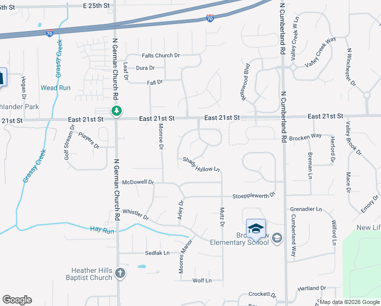 map of restaurants, bars, coffee shops, grocery stores, and more near 1935 Twin Leaf Court in Indianapolis