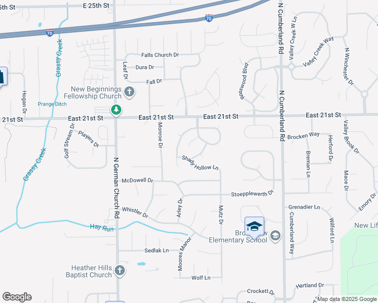 map of restaurants, bars, coffee shops, grocery stores, and more near 1935 Twin Leaf Court in Indianapolis
