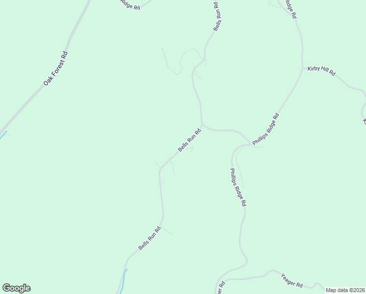 map of restaurants, bars, coffee shops, grocery stores, and more near 479 Bells Run Road in Spraggs