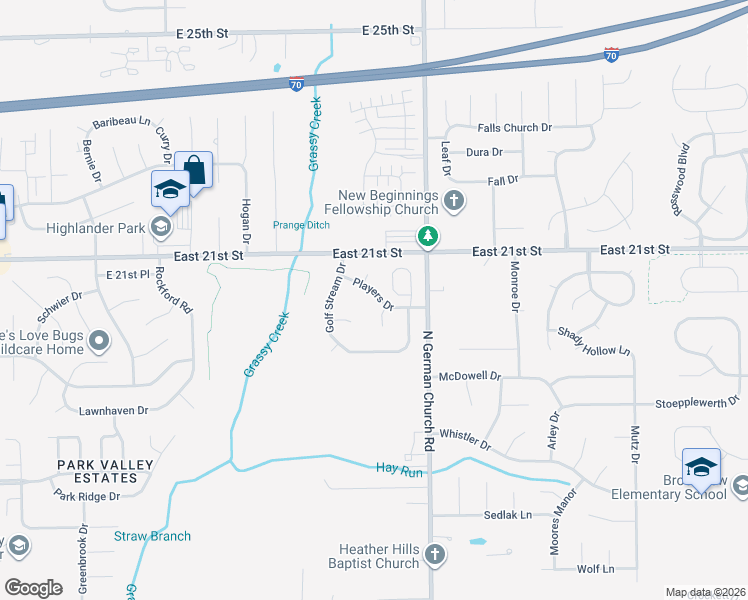 map of restaurants, bars, coffee shops, grocery stores, and more near 1926 Pro Am Place in Indianapolis