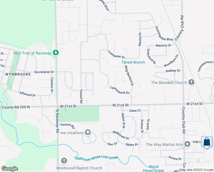 map of restaurants, bars, coffee shops, grocery stores, and more near 2240 Canvasback Drive in Indianapolis