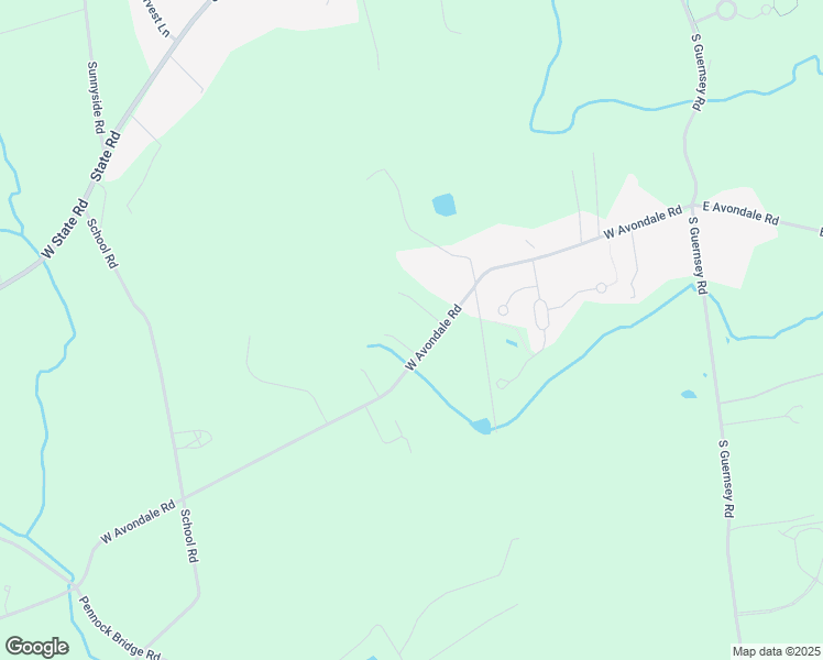 map of restaurants, bars, coffee shops, grocery stores, and more near 424 West Avondale Road in West Grove