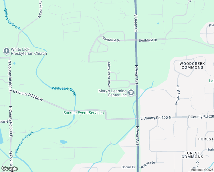 map of restaurants, bars, coffee shops, grocery stores, and more near 6796 Ethens Glen Drive in Avon