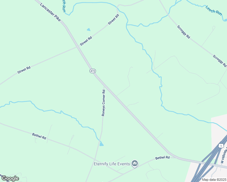 map of restaurants, bars, coffee shops, grocery stores, and more near 365 Lancaster Pike in Oxford