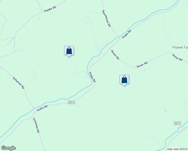 map of restaurants, bars, coffee shops, grocery stores, and more near 3940 Krebs Road in Glen Rock