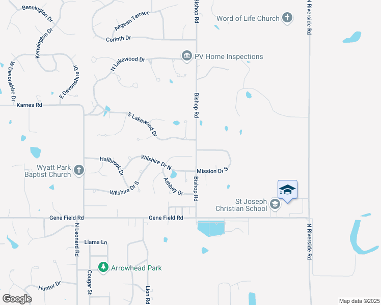 map of restaurants, bars, coffee shops, grocery stores, and more near 4913 Kelsey Court in Saint Joseph