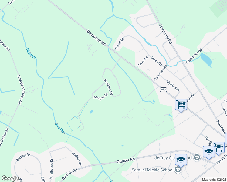 map of restaurants, bars, coffee shops, grocery stores, and more near 229 Hopkins Road in East Greenwich Township