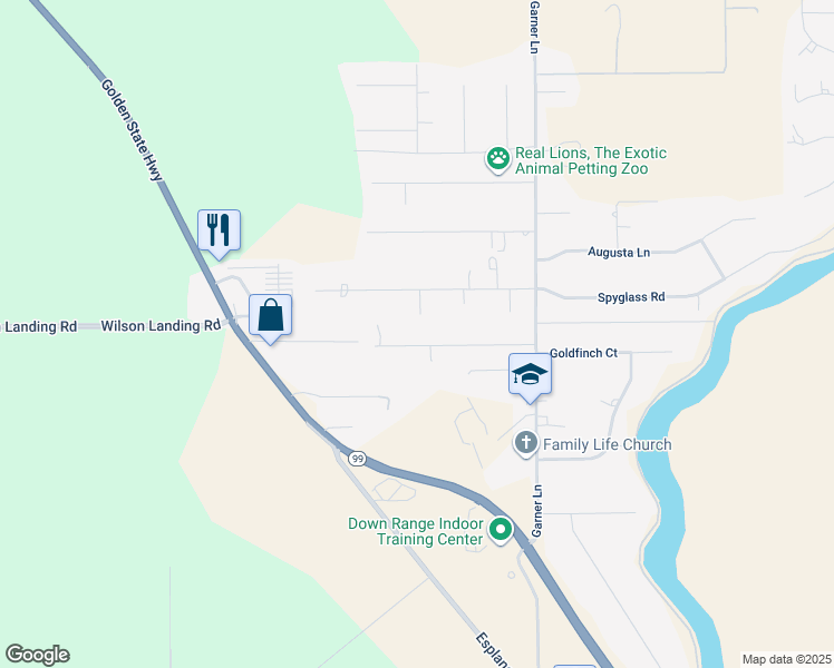 map of restaurants, bars, coffee shops, grocery stores, and more near 4298 Keith Lane in Chico