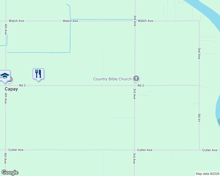 map of restaurants, bars, coffee shops, grocery stores, and more near 7635 Cutting Avenue in Orland