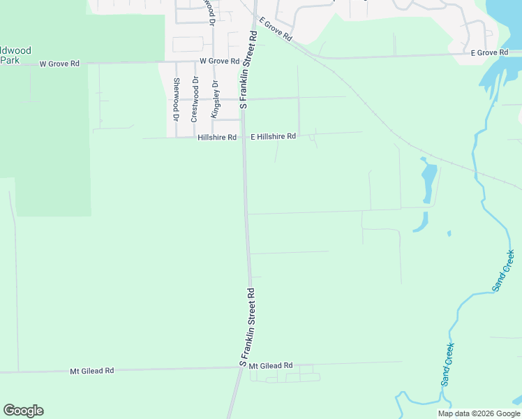 map of restaurants, bars, coffee shops, grocery stores, and more near 3300-3398 South Franklin Street Road in Decatur