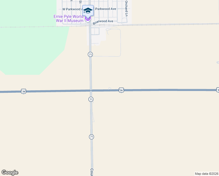 map of restaurants, bars, coffee shops, grocery stores, and more near 1343-1361 County Road 600 South in Dana