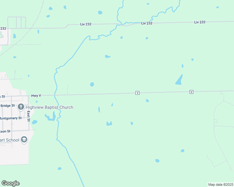 map of restaurants, bars, coffee shops, grocery stores, and more near Highway V in Chillicothe