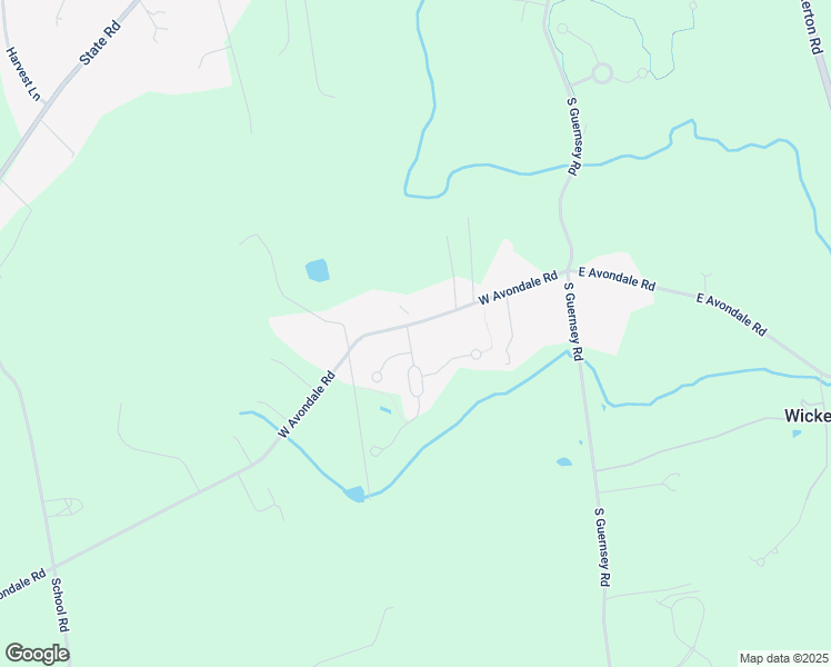 map of restaurants, bars, coffee shops, grocery stores, and more near 2 Radence Lane in West Grove