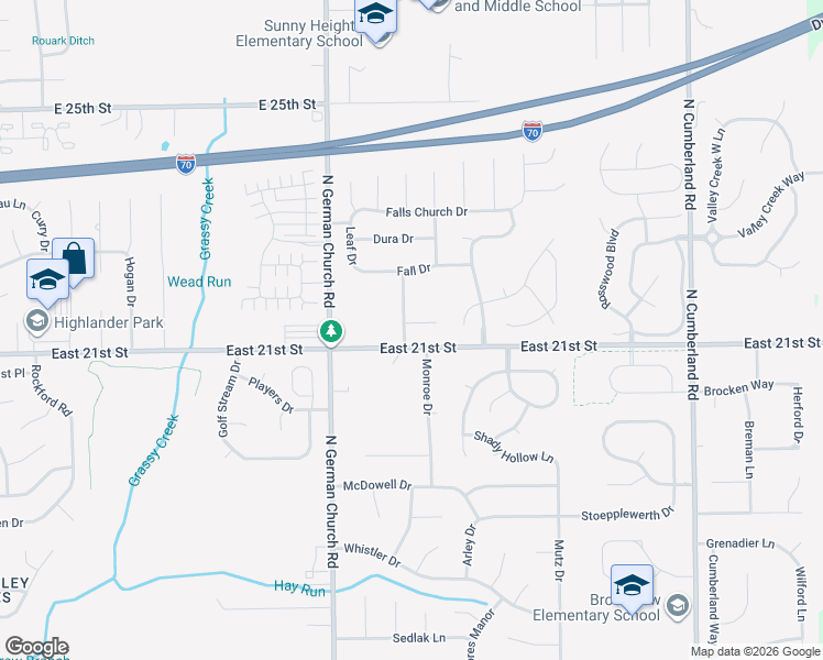 map of restaurants, bars, coffee shops, grocery stores, and more near 11142 Autumn Creek Court in Indianapolis